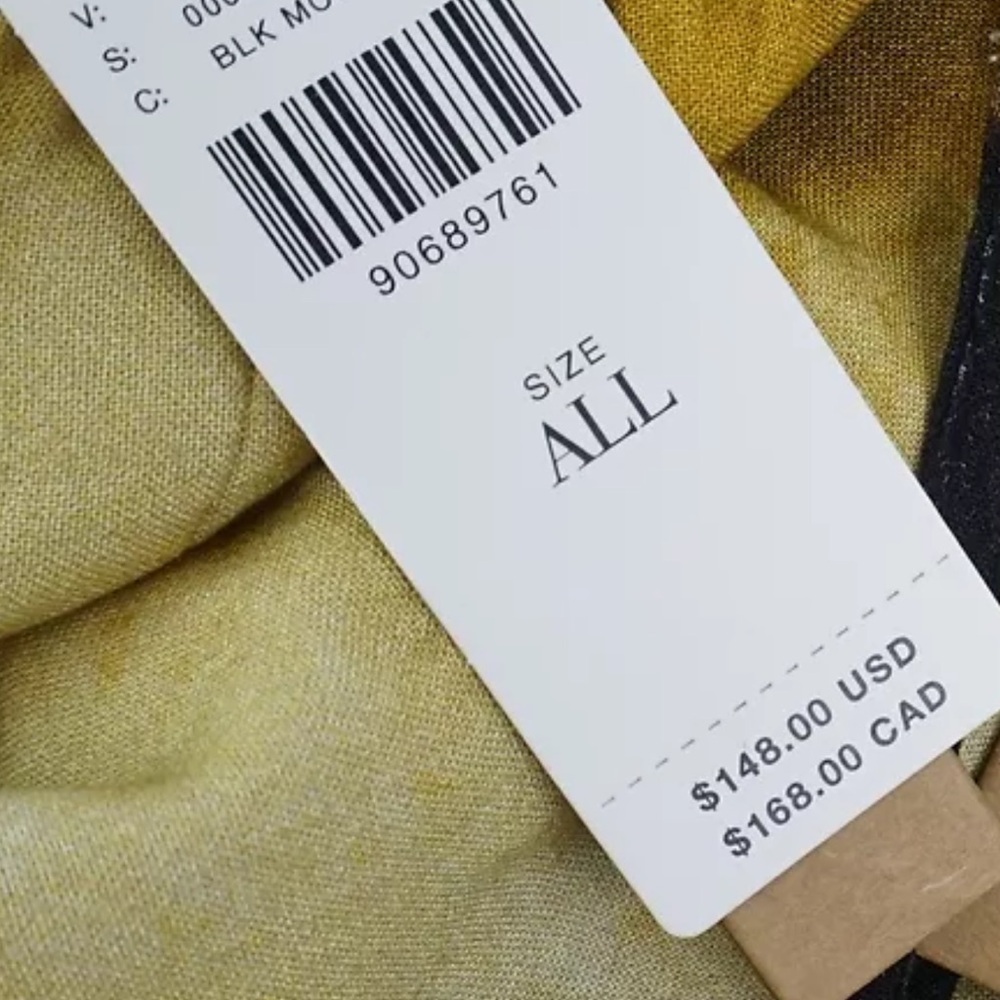 Anthropologie‎  Off The Shoulder Multicolor Midi Dress Women's One Size - Picture 8 of 9
